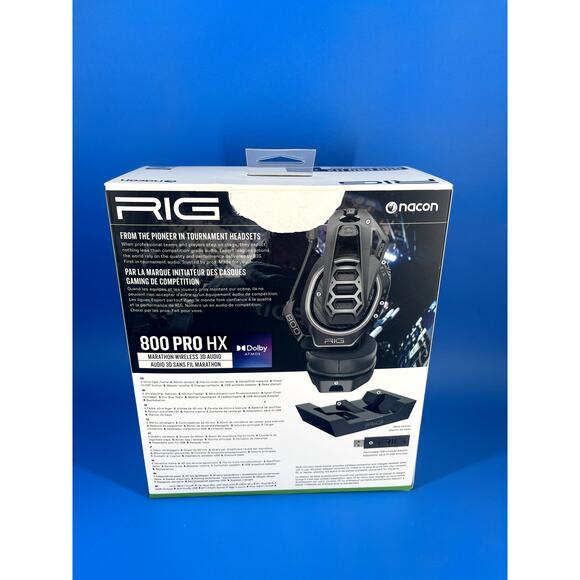 RIG 800 PRO HX Wireless Gaming Headset Dolby Atmos Xbox Base Station - Picture 3 of 16